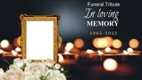 Candle funeral video post (1) Blog Header template