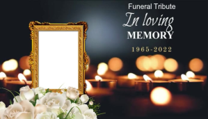 Candle funeral video post (1) Koptekst blog template