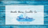 Candle Label Tag template