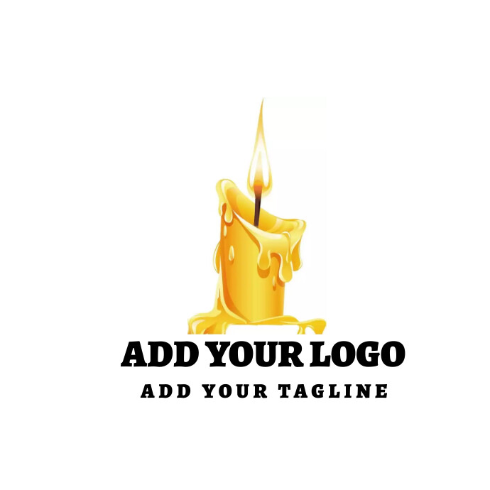 CANDLE LOGO/CANDLE LIGHT LOGO/CANDLE SHOP LOG template