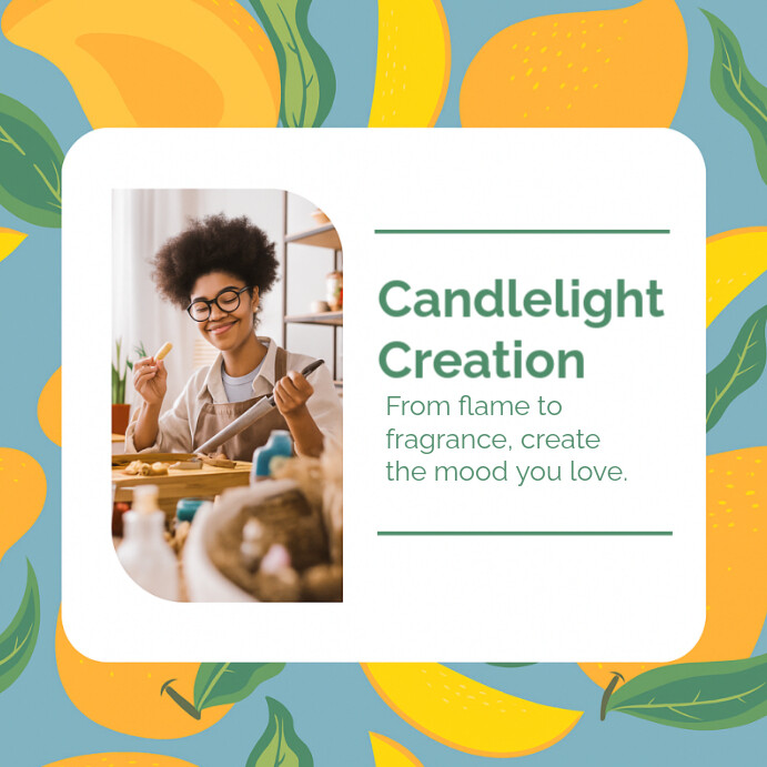 Candlelight Creation Insta Template Instagram Post