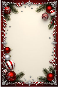 Amarillo Christmas Background Poster Template