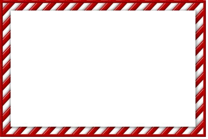 Candy cane stripe border frame Template | PosterMyWall