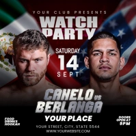 Canelo Alvarez vs.Edgar Berlanga Instagram Plasing template