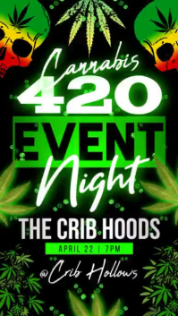 Cannabis Event Instagram Story template