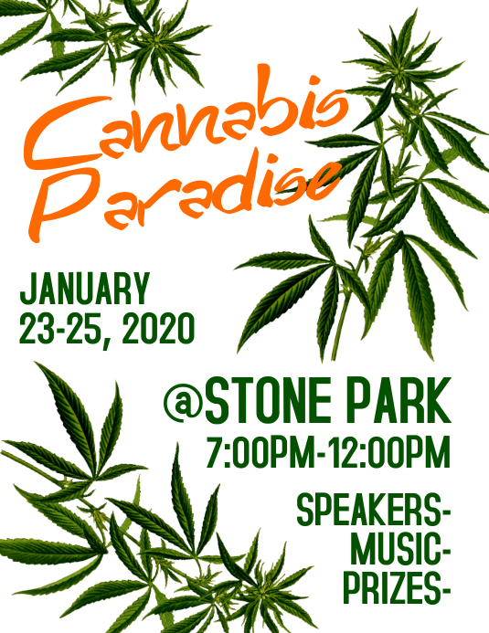 Cannabis Flyer Template PosterMyWall