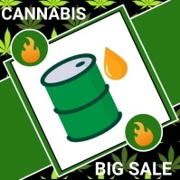 cannabis FLYER Logo template