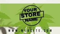 Cannabis Marijuana Store Facebook banner Ikhava Yevidiyo ye-Facebook (16:9) template