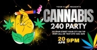 Cannabis Night Party Gambar Bersama Facebook template