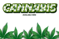 Cannabis Template Banner 4' × 6'