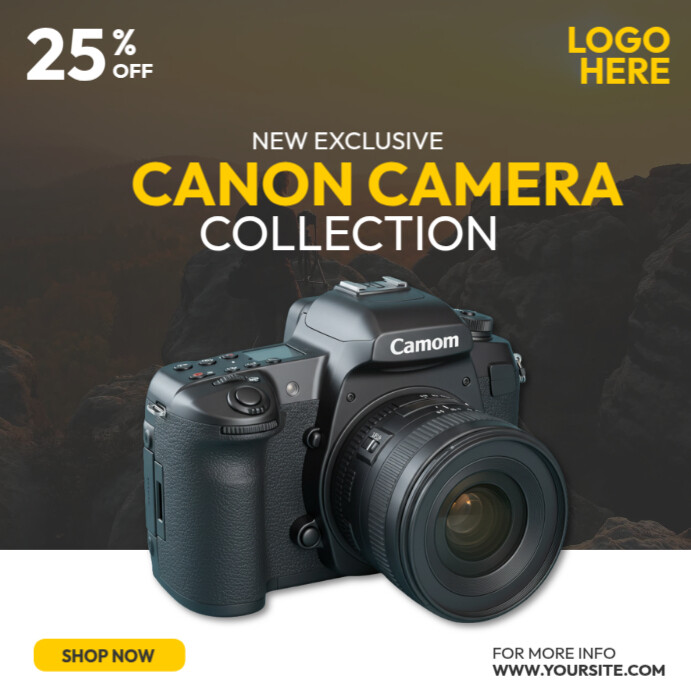 Plantilla de Canon Camera Flyer | PosterMyWall