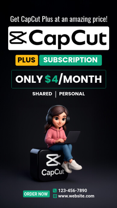 Copy of CapCut Subscription Selling Ad Template | PosterMyWall