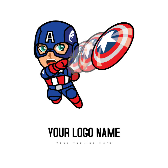Captain America Logo Template | PosterMyWall make-captain-america-s-shields-from-eva-foam-free-template-evafoam-youtube