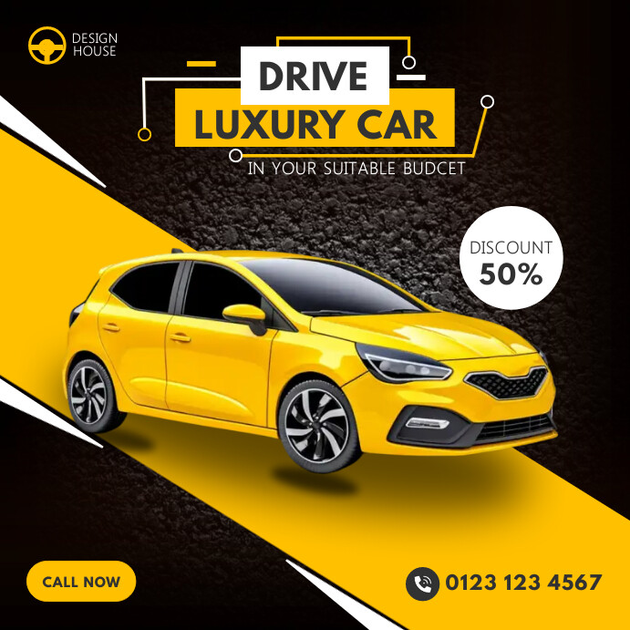 Car ad social media post template | PosterMyWall