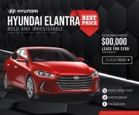Car Ads Medium Rectangle template