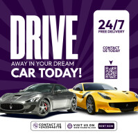 Car Ads Template Instagram Post