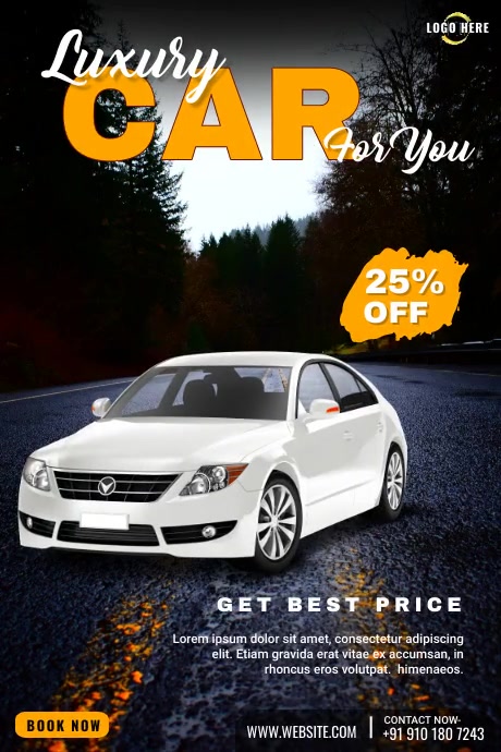 Car Advertisement Rectangular Car advertisement Template | PosterMyWall