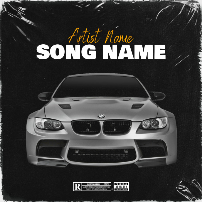 Plantilla de CAR Album Cover music art trap mixtape rap | PosterMyWall