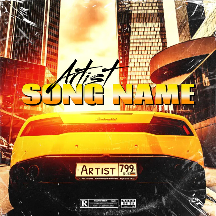 Copy of Car Album Cover music art trap mixtape rap | PosterMyWall