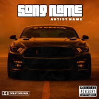 Car Album cover template 2023