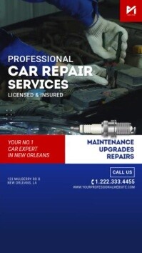 Vehicle Service. Add Car Auto Service Video Ad Template | PosterMyWall