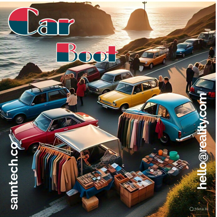 Car boot sale Instagram 帖子 template