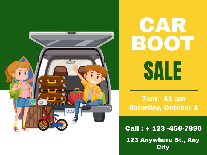 Car Boot Sale Template | PosterMyWall