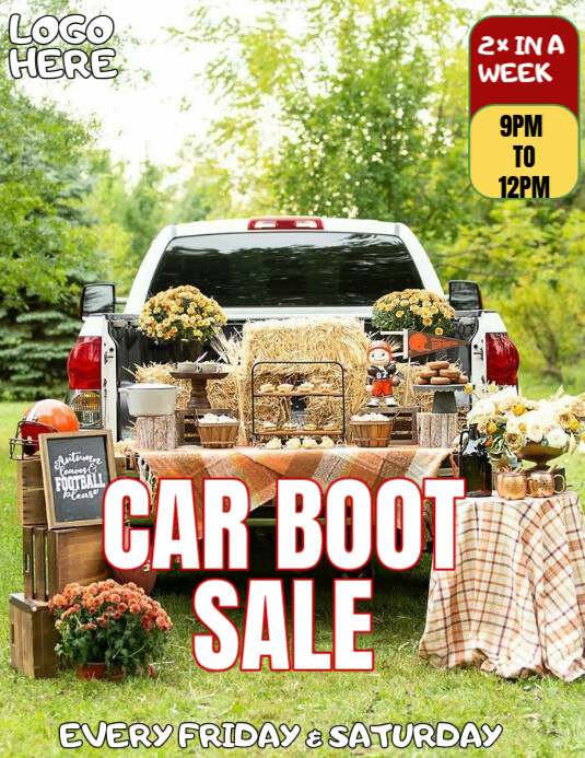 Car Boot Sale Template PosterMyWall car-boot-sale-template-postermywall