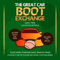 Car Boot Sale Instagram Post template