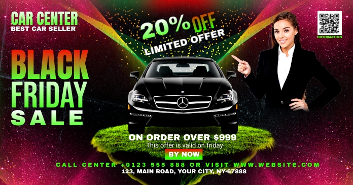 Plantilla de CAR BUSINESS FLYER | PosterMyWall