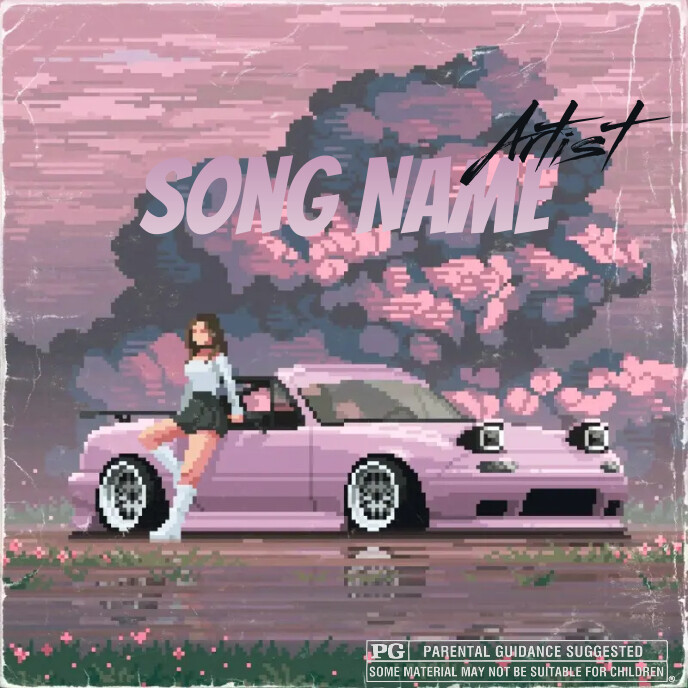 Car Cover Album music art trap mixtape rap Template | PosterMyWall