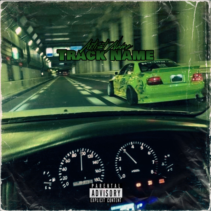 Car Cover Album music art trap mixtape rap Template | PosterMyWall