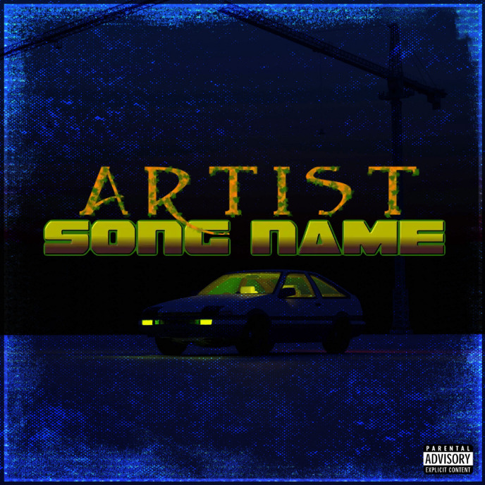 Copy of CAR Cover music Album art trap mixtape rap | PosterMyWall