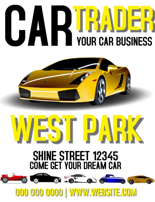 CAR DEALER AD Template PosterMyWall