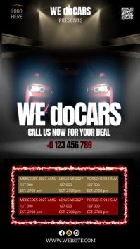 car dealer ad instagram story post template