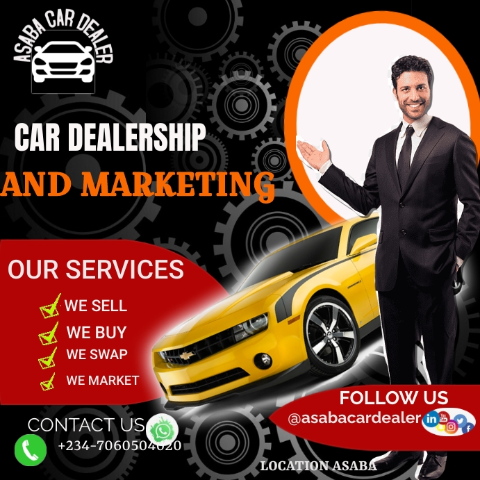 CAR DEALER Post Instagram template