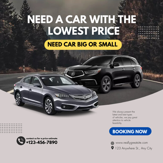 CAR DEALERSHIP FLYERS Template PosterMyWall