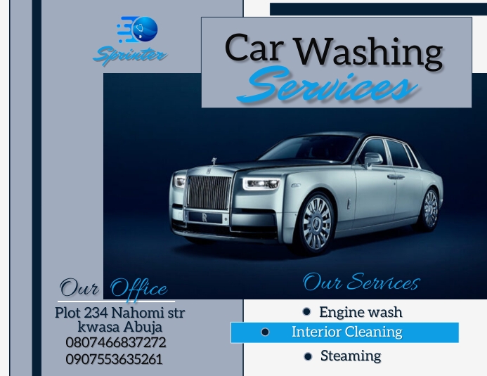 car Flyer (Letter pang-US) template
