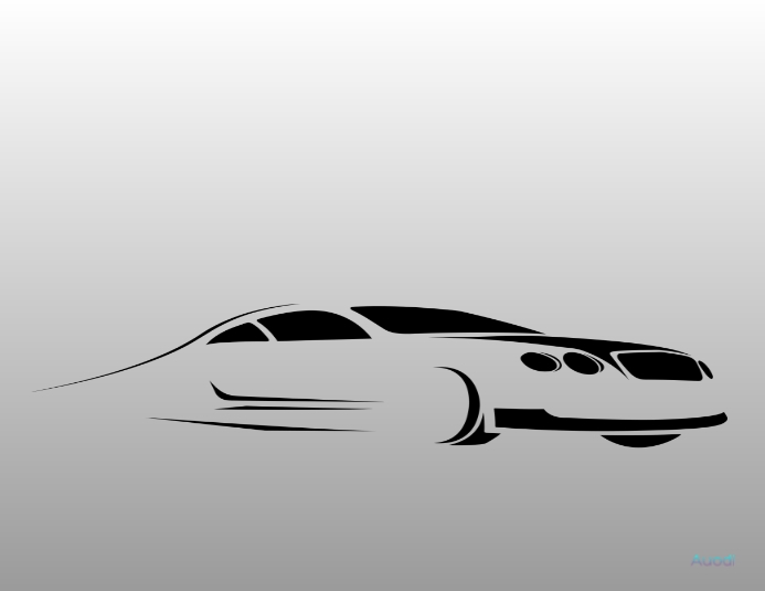 Car Design Volantino (US Letter) template