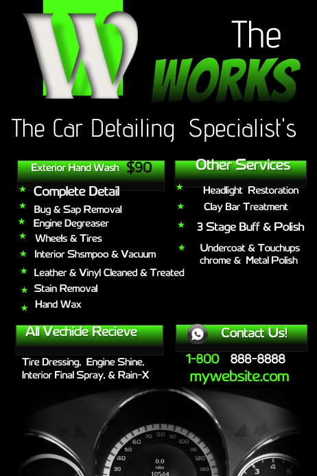 car-detailing-template-postermywall