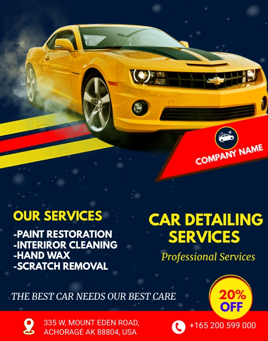 car detailing services flyer Template PosterMyWall car detailing services flyer Template PosterMyWall