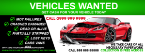 Car Disposal Service Cover Template Portada de Facebook