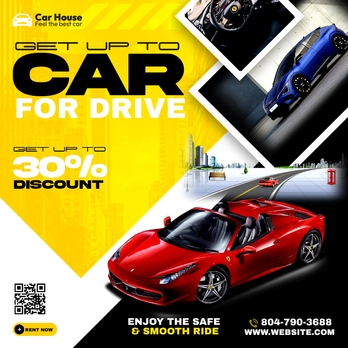 Copy of CAR DRIVE FLYER | PosterMyWall