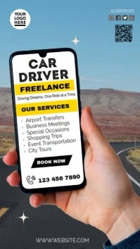 CAR DRIVER SERVICES Digital Display (9:16) template