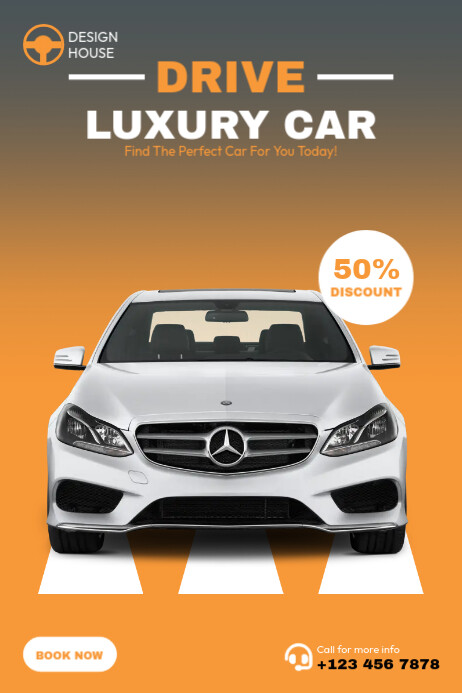 Plantilla de Car driving flyer template | PosterMyWall
