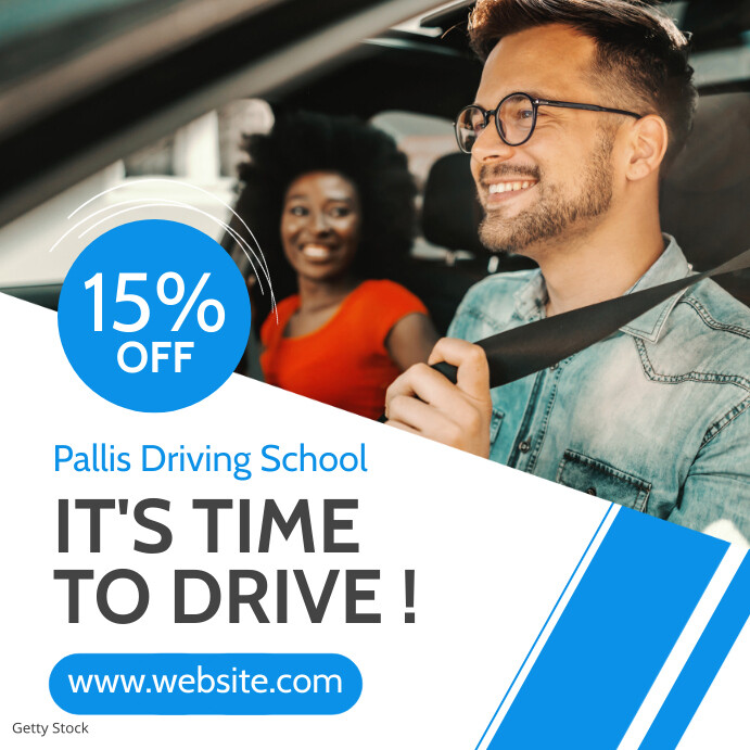 car driving school advertisement Template | PosterMyWall