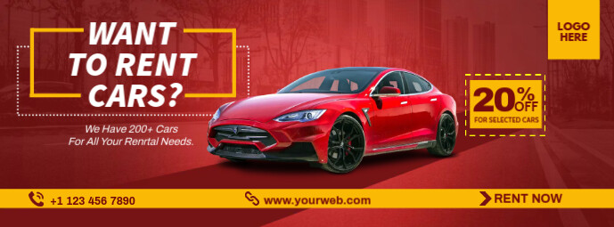 Facebook Header Car Car Facebook Cover Template | PosterMyWall