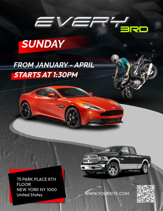 car flyer template