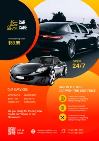 Car Flyer A2 template