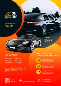 Car Flyer A6 template